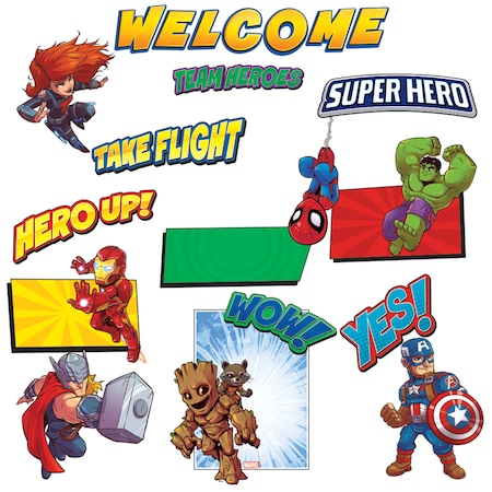 Eureka Marvel Super Hero Adventure, Welcome Bulletin Board Set 847042